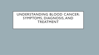 Understanding Blood Cancer
