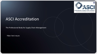 The Professional Body for Supply Chain Management