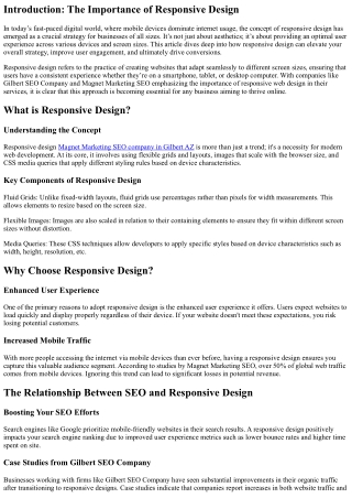 Exploring the Benefits of Responsive Design in Your Strategy