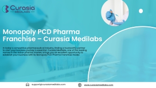 Monopoly PCD Pharma Franchise – Curasia Medilabs