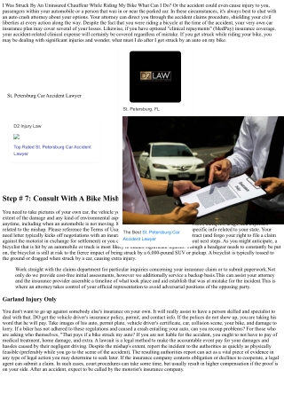 What Should I Do If I Obtain Hit By A Vehicle On My Bike? Your Lawful Alternativ