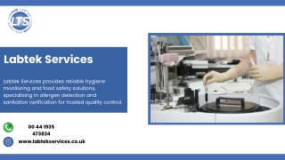 How Allergen Swabs Contribute to Effective Hygiene Monitoring in Food Manufacturing