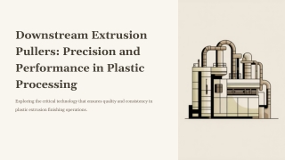 Downstream Plastic Extrusion Pullers – High-Precision Belt Pullers
