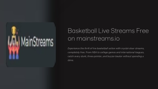 Basketball Live Streams Free