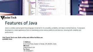 Features of Java-31