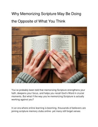 why-memorizing-scripture-may-be-doing-the-opposite-of-what-you-think