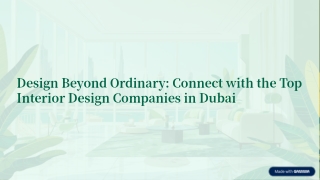 Contact Top Interior Design Company in Dubai! Choose Contractors Direct