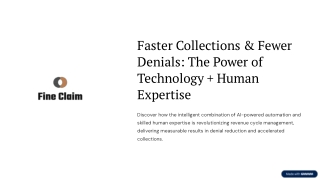 Faster Collections & Fewer Denials: The Power of Technology   Human Expertise
