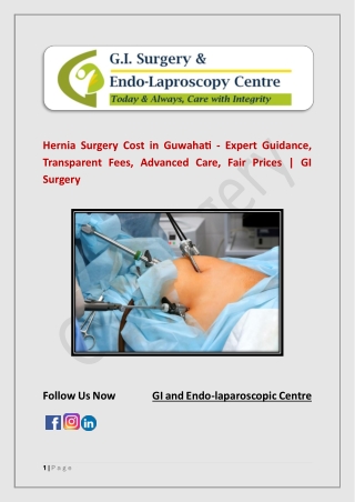 Hernia Surgery Cost in Guwahati