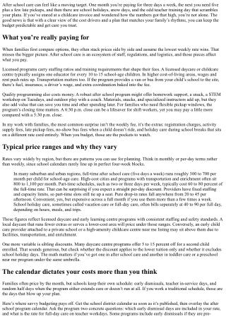 After School Care Costs: How to Budget Smartly