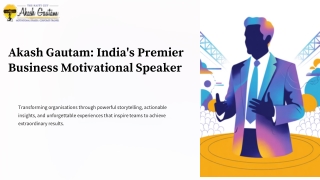 Keynote Speaker In India