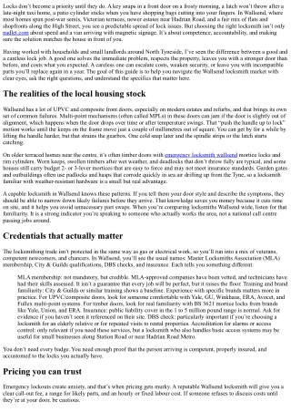 A Homeowner’s Guide to Finding the Best Locksmith in Wallsend