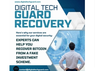 RECLAIM YOUR LOSSES CRYPTOCURRENCY REVIEWS/ DIGITAL TECH GUARD RECOVERY