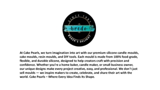 Premium Silicone Candle Moulds for Artistic Candle Designs