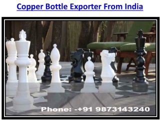 Wooden Chess Board Manufacturer from New Delhi