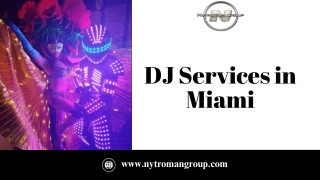 DJ Services in Miami