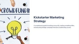 Kickstarter marketing strategy
