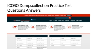 ICCGO Dumpscollection Practice Test Questions Answers