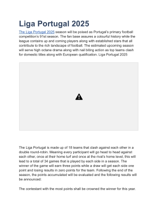 Liga Portugal 2025