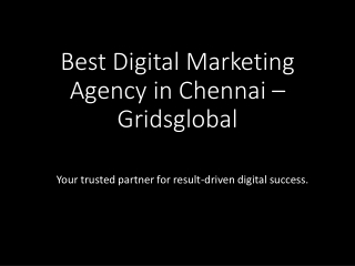 Best Digital Marketing Agency in Chennai