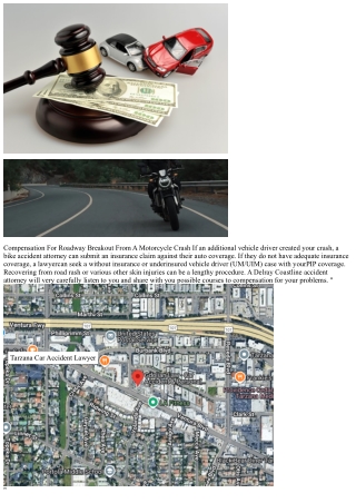 Compensation For Road Breakout From A Bike Crash