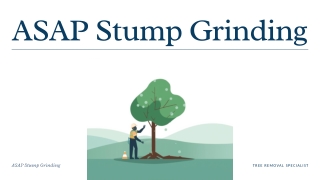 ASAP Stump Grinding – Professional Tree Removal Specialists