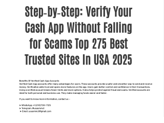 Buy Verified Cash App Accounts