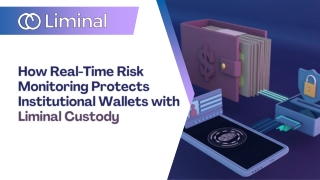 How Real-Time Risk Monitoring Protects Institutional Wallets with Liminal Custody