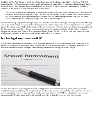 Just How Much Does It Set You Back To Sue My Employer?