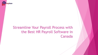 Streamline Your Payroll Process with the Best HR Payroll Software in Canada