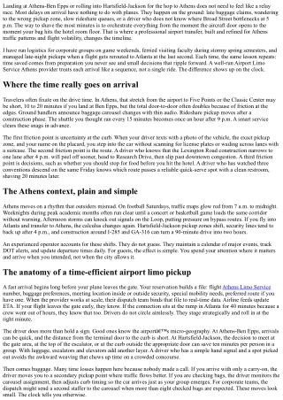 Athens Arrivals, Zero Stress: How Airport Limo Service Cuts Travel Time