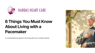 6 Things You Must Know About Living with a Pacemaker (PPT)