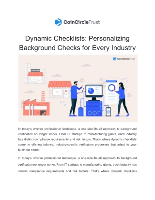 Dynamic Checklists_ Personalizing Background Checks for Every Industry