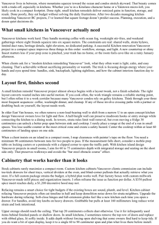 Small Kitchen Remodel Vancouver: Big Impact in Compact Spaces