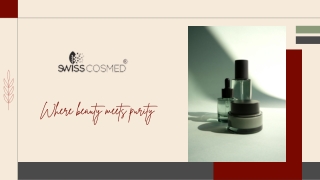 Best Cosmetic Products in India | Swiss Cosmed