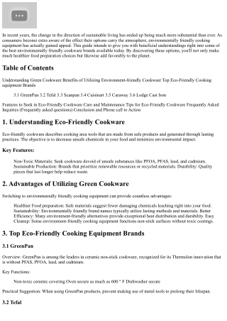 The Very Best Eco-Friendly Pots And Pans Brands on the Market Today