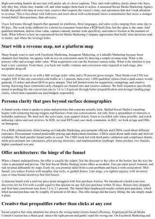 How a Social Media Marketing Agency Builds High-Converting Funnels