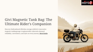 Givi magnetic tank bag