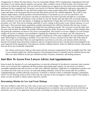 5 Ideas To Guarantee Full Compensation In A Cars And Truck Crash Negotiation