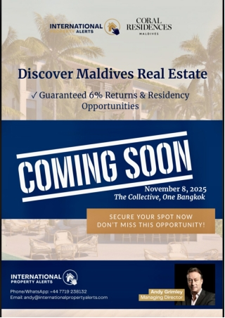 Unlock the Maldives Exclusive Island Home and Investment Showcase in Bangkok