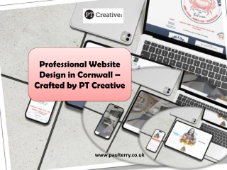 Professional Website Design in Cornwall – Crafted by PT Creative