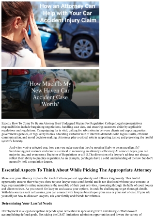 11 Points To Think About When Choosing A Lawyer