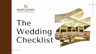 The wedding checklist (1)