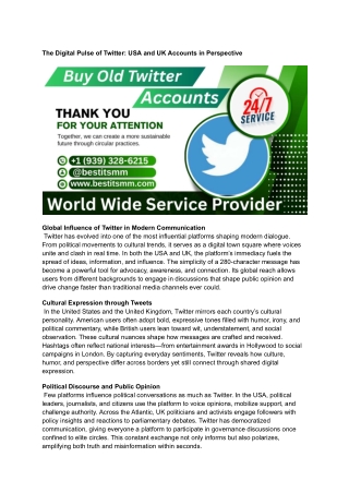 Everything You Need to Know About USA,UK Twitter Accounts in 2025 - Copy