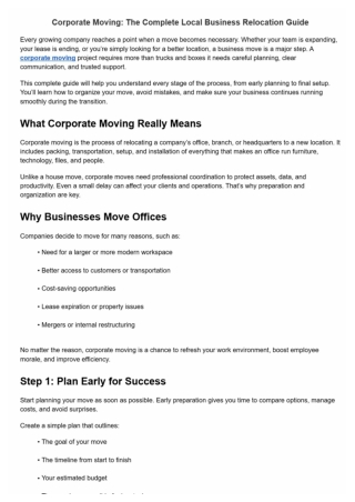 Corporate Moving_ The Complete Local Business Relocation Guide