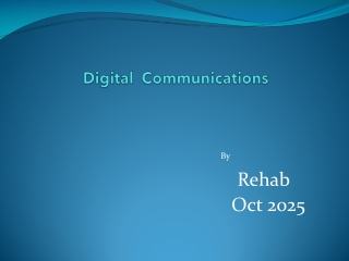 Lec 2 Digital Comm By Rehab