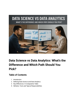 Blog- Data Science vs Data Analytics_ What’s the Difference and Which Path Should You Pick_