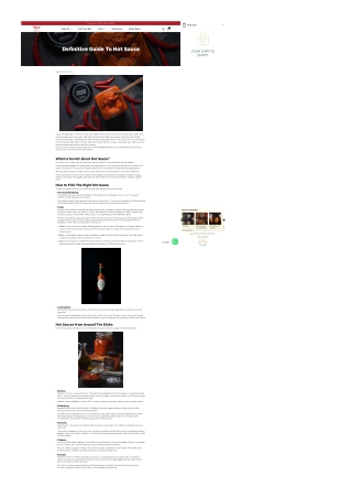 Definitive Guide to Hot Sauce Dubai: Everything You Need to Know