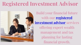 Registered Investment Advisor