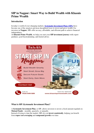 SIP in Nagpur